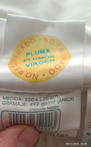 Edredón Nórdico Icelands Silver Down por