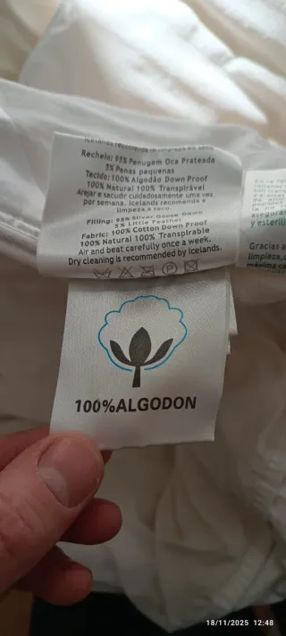 Edredón Nórdico Icelands Silver Down por