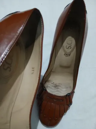 Scarpe marroni con fibbia