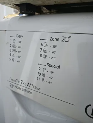 Lavadora Blanca Carga Frontal