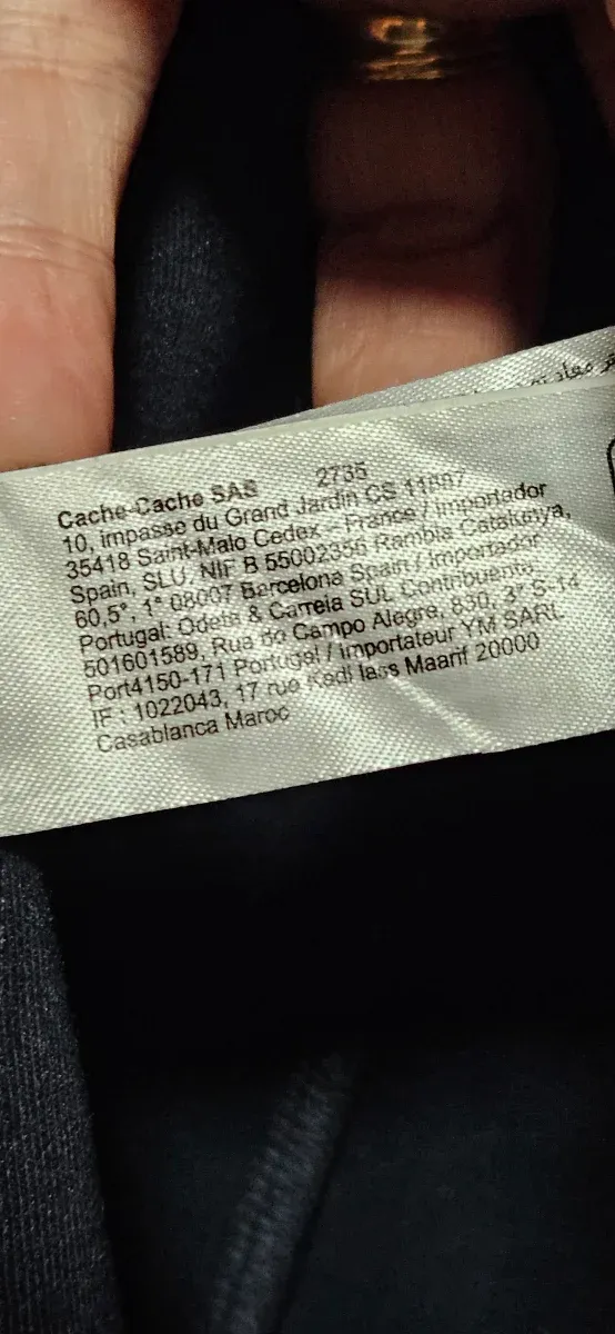 Blazer azul Cache Cache