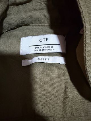 Camisa CTF Slim Fit Verde Talla M