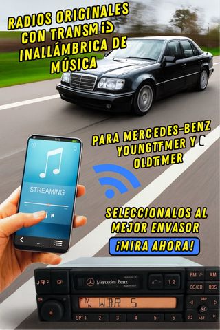 Radio Mercedes-Benz Clásica Bluetooth