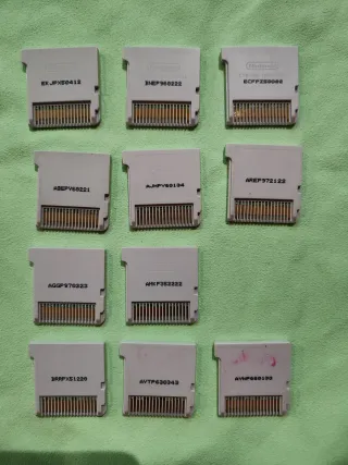 Solo cartuchos Nintendo 3DS originales perfectos