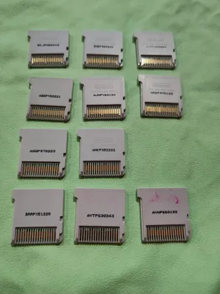 Solo cartuchos Nintendo 3DS originales perfectos