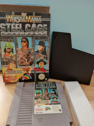 NES WWF WrestleMania Steel Cage Challenge
