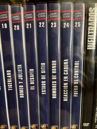 Colección 25 DVDs Películas Varias