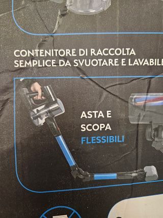 Scopa Elettrica Ciclonica Blue Storm 2in1
