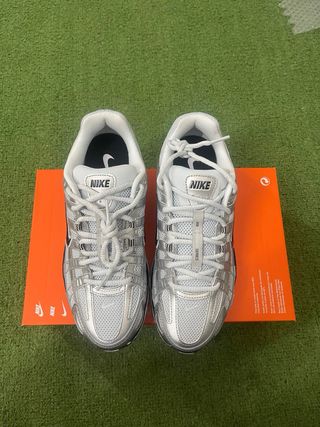 Nike P-6000 Argento/Bianco Tg 39