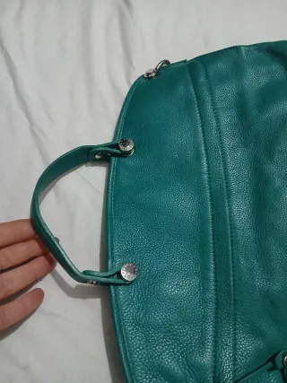 Borsa a mano/spalla color petrolio