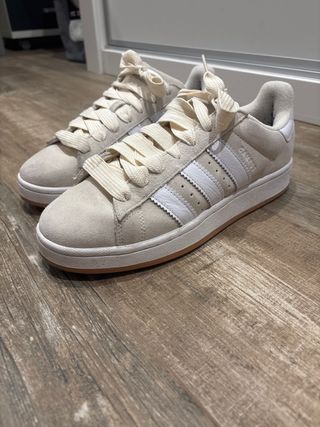 Adidas Campus Beige/Blanco (ORIGINALES)