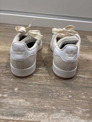Adidas Campus Beige/Blanco (ORIGINALES)