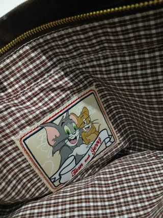Borsa Tom & Jerry marrone