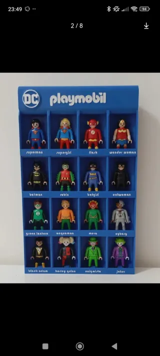 Expositor Playmobil DC Comics