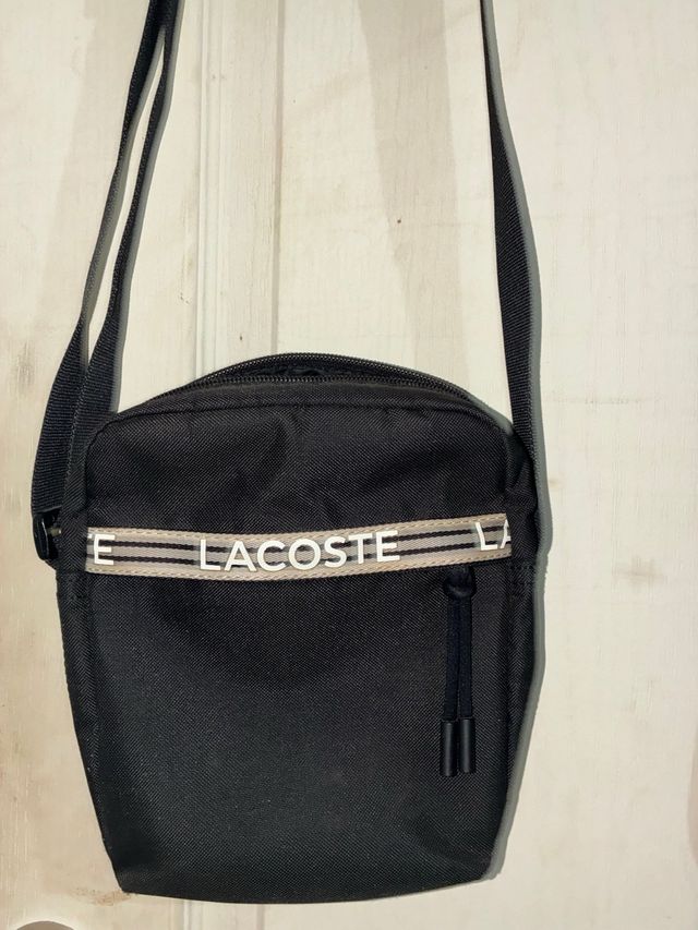 Bandolera Lacoste Negra