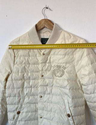 Chaqueta Bomber acolchada de Roberto Verino Beige