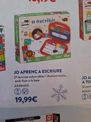 Maletín Yo Aprendo a Escribir Diset con luz