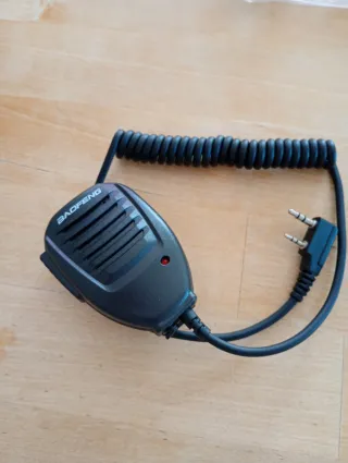 Microfono y altavoz para walkie