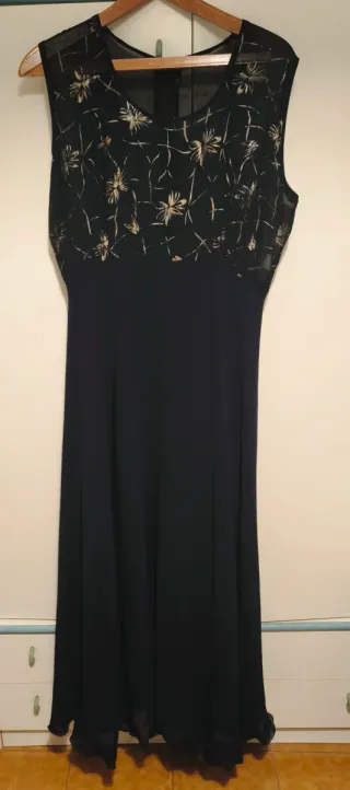 Abito elegante e blazer navy blu