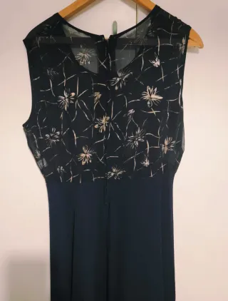 Abito elegante e blazer navy blu