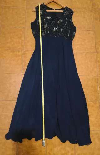 Abito elegante e blazer navy blu