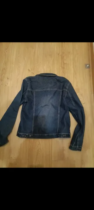 Chaqueta tejana azul