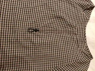 Camisa Bimba y Lola cuadros beige y marrón