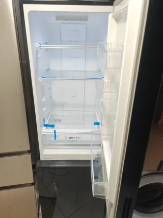 Frigorífico cristal negro nuevo