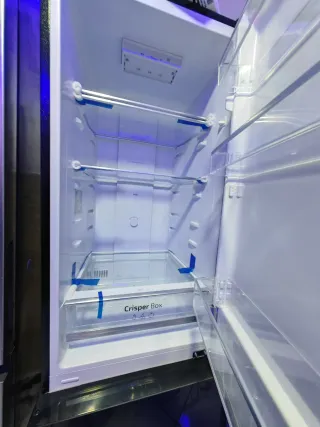 Frigorífico cristal negro nuevo