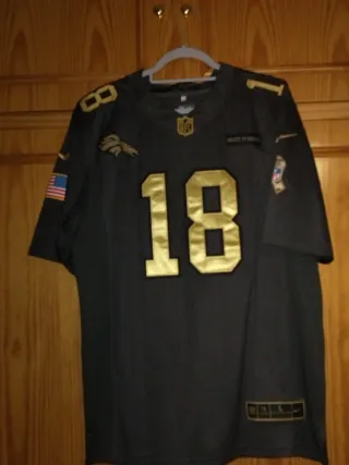 Camiseta NFL Broncos Manning 18 salute to service