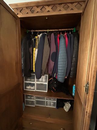 Armario y cama nido rústico (colonial).