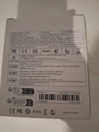 Mini Impresora Térmica más papel autoadhesivo