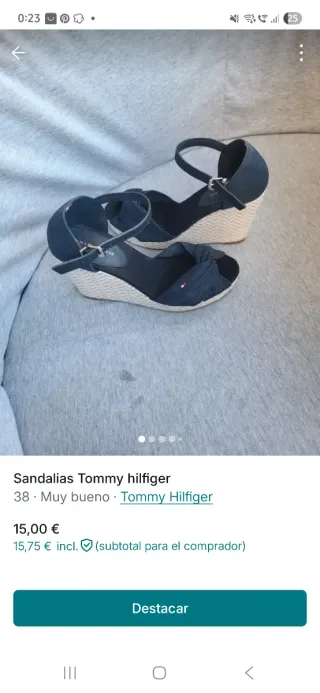 Sandalias cuña Tommy Hilfiger