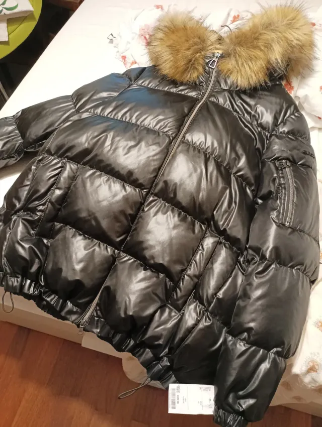 Abrigo GEOX Mujer Talla 44 Negro