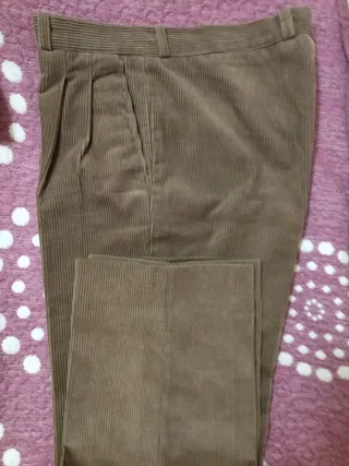 Pantalón de pana hombre marrón