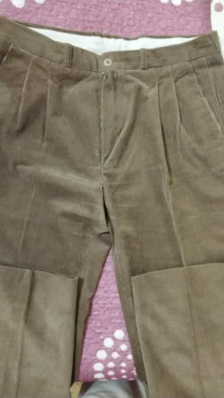 Pantalón de pana hombre marrón