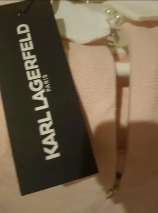 Vestido Karl Lagerfeld Beige/Rosa