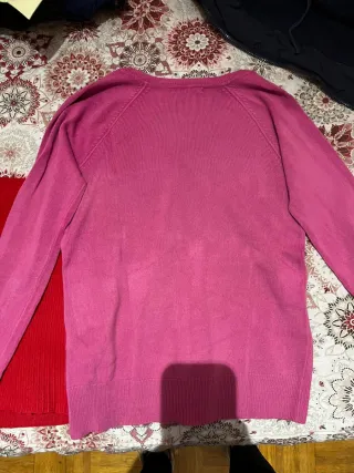 Jersey Atmosphere rosa cuello pico