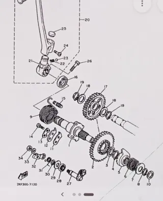 Despiece Yamaha XT 600