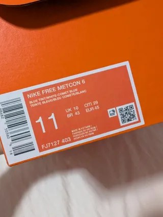 Nike Free Metcon 6 Hombre Azul