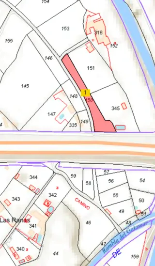 Parcela de terreno en venta Guadix