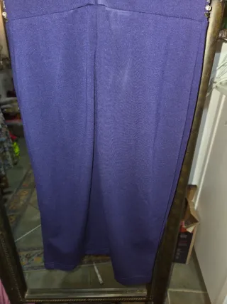 Vestido fiesta azul con pedrería