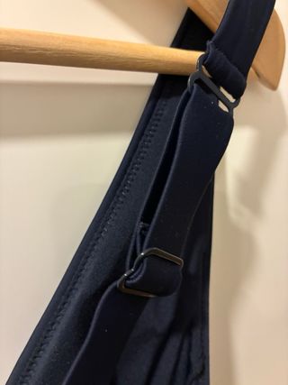 Bañador mujer azul marino con anilla