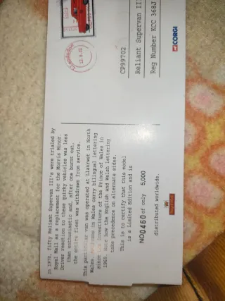 Corgi Royal Mail 60/70s