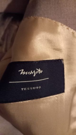 Completo Marzotto Lana Beige Taglia 50 NUOVO