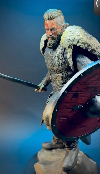 Figura Ragnar Lodbröck Pintada a Mano