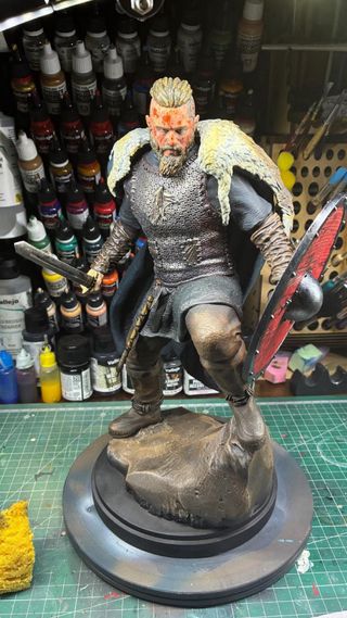 Figura Ragnar Lodbröck Pintada a Mano