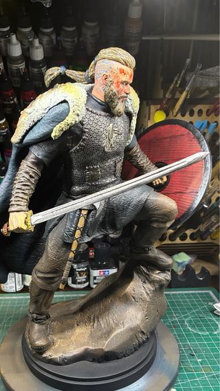 Figura Ragnar Lodbröck Pintada a Mano