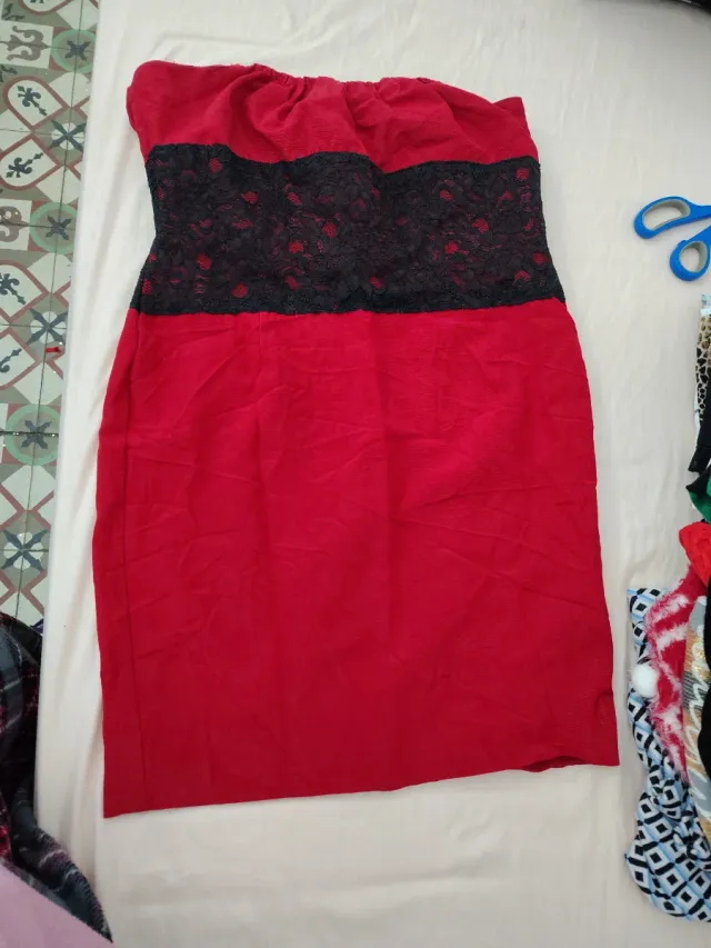 Vestito Elegante EANA senza spalline taglia L