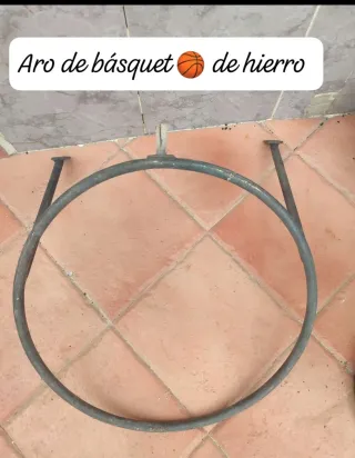 Aro de básquet de hierro